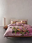 ESSENZA | Satin-Bettwäsche FABRICE 70x90cm/140x200cm Flower Ocher | rosa